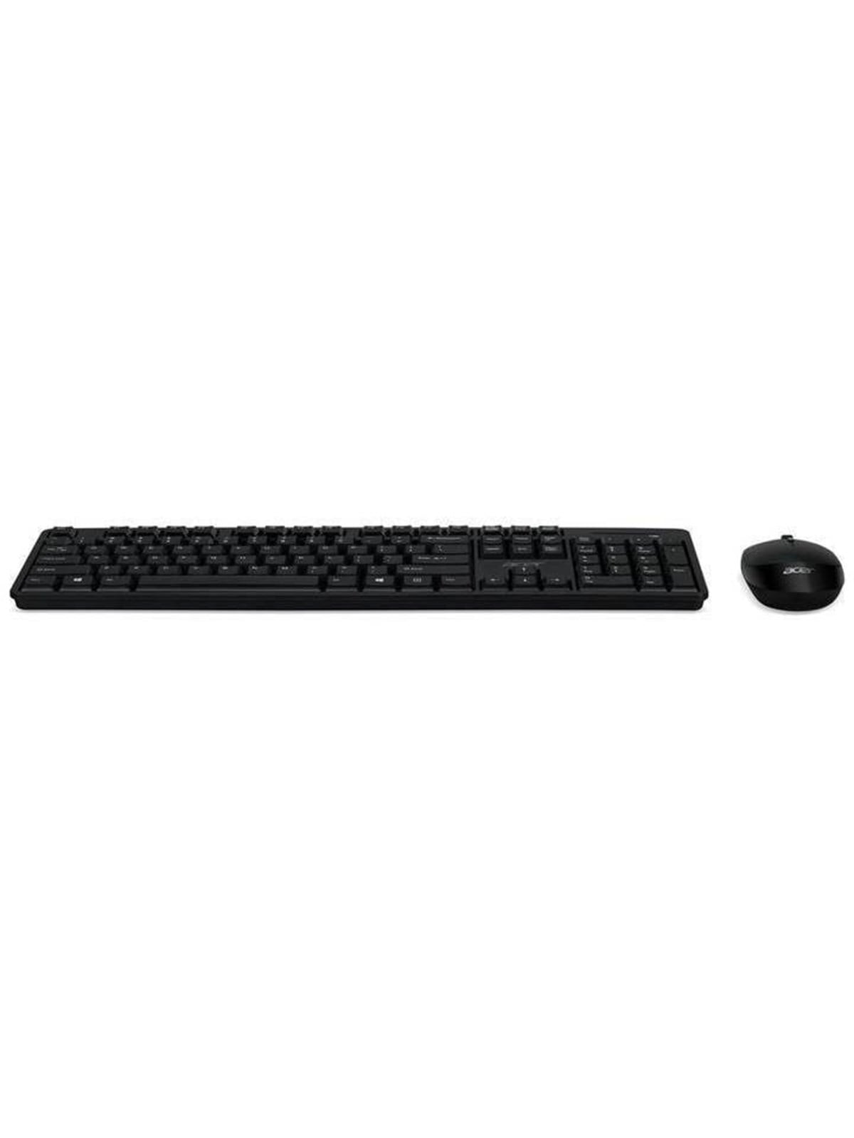 Acer AAK940 - keyboard and mouse set - German - black - Tastatur & Maus Set - Deutsch - Schwarz
