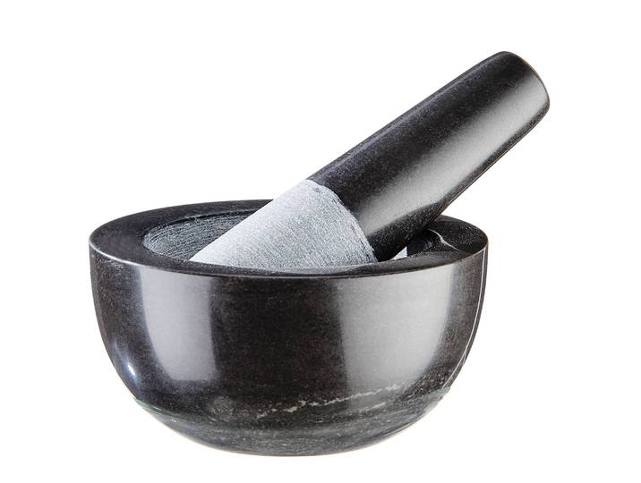 Mörser-Set STONEHENGE 2-tlg. Ø 9cm Grau/Grau