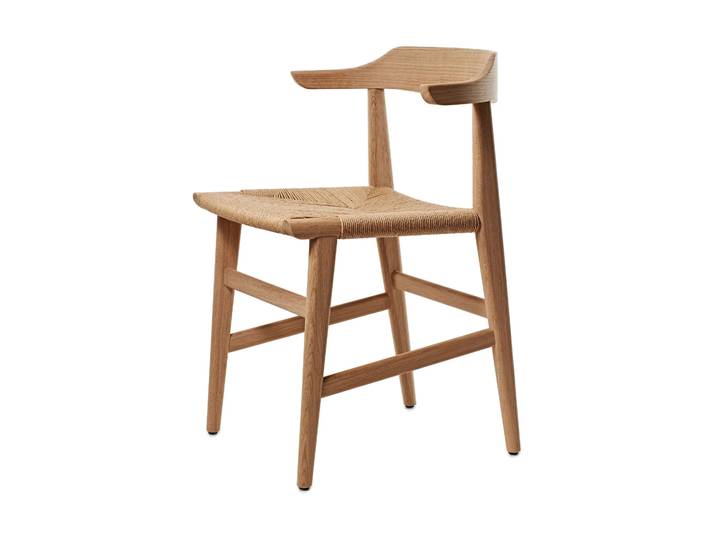 Gärsnäs Fauteuil Hedda Chêne natural monocoating-cordon en papier nature