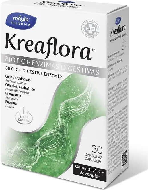 Mayla Kreaflora Enzimas Digestivas 30 caps