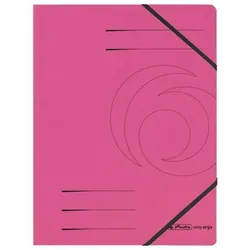herlitz Eckspanner Karton A4 fuchsia