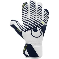 uhlsport FM Supersoft Half-Negative Cut Torwarthandschuhe weiß/marine/fluo gelb 11