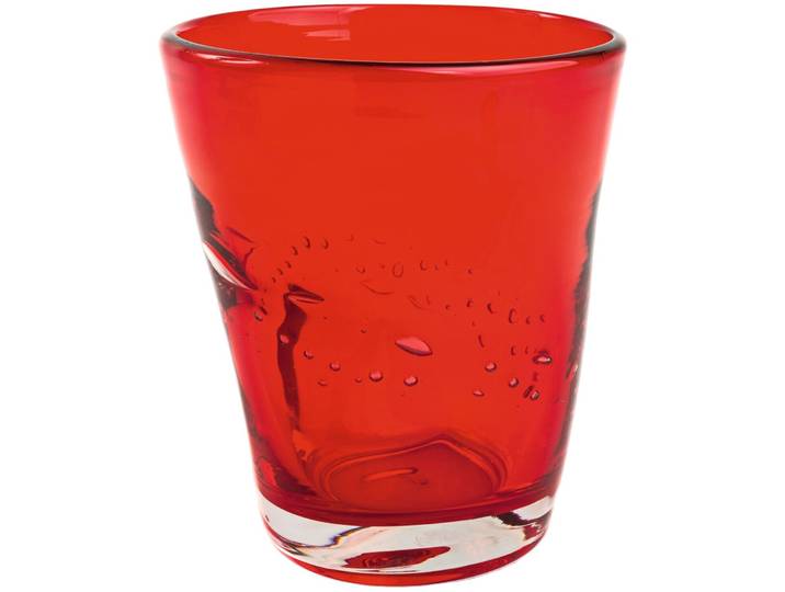 6er Set Becher klein rot Samoa 25cl - Material: Glas - 861