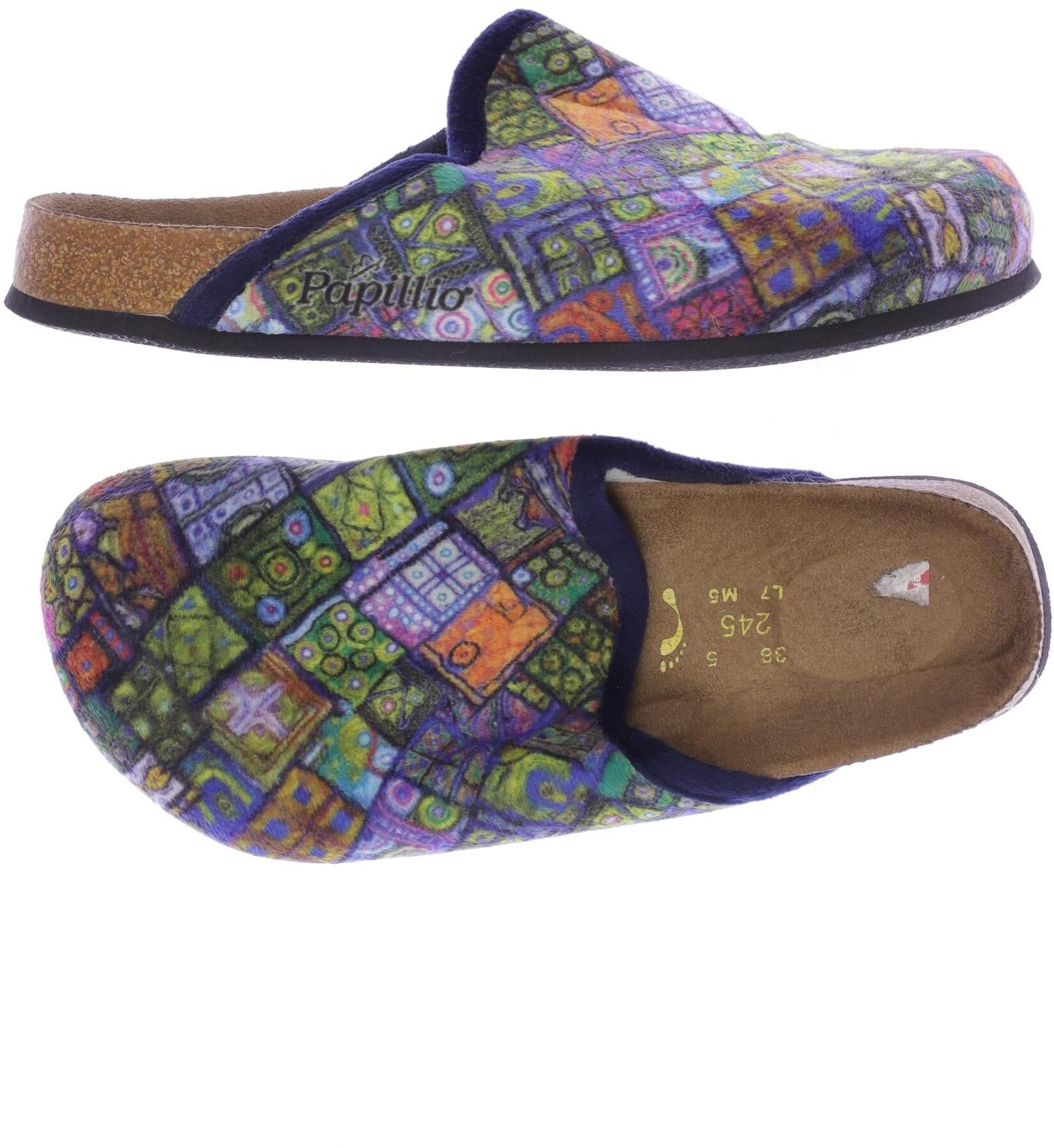 Papillio by Birkenstock Damen Sandalen, Mehrfarbig, Gr. EU 38, kein / Etikett - Second Hand