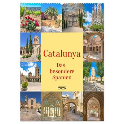 Catalunya, das besondere Spanien (Wandkalender 2026 DIN A2 hoch), CALVENDO Monatskalender