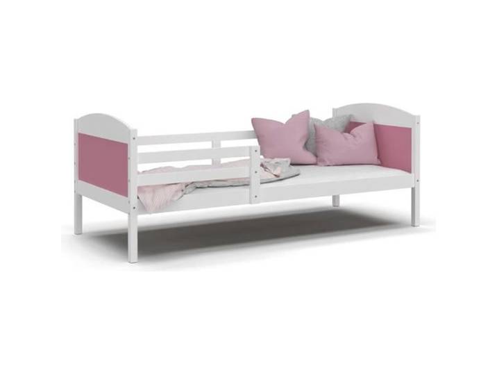 Lit Enfant Mati 90x190 Blanc - rose
