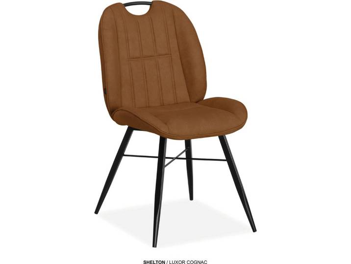 OMG Design Esszimmerstuhl Shelton (Set, 2 St), Esszimmerstuhl, pflegeleichter Bezug, mit Handgriff