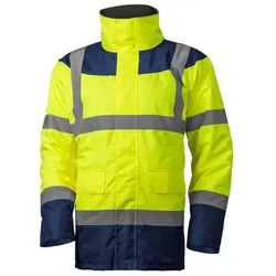 Coverguard - HV Parka gesteppt gelb marineblau KETA Gelb / Marineblau Größe XL