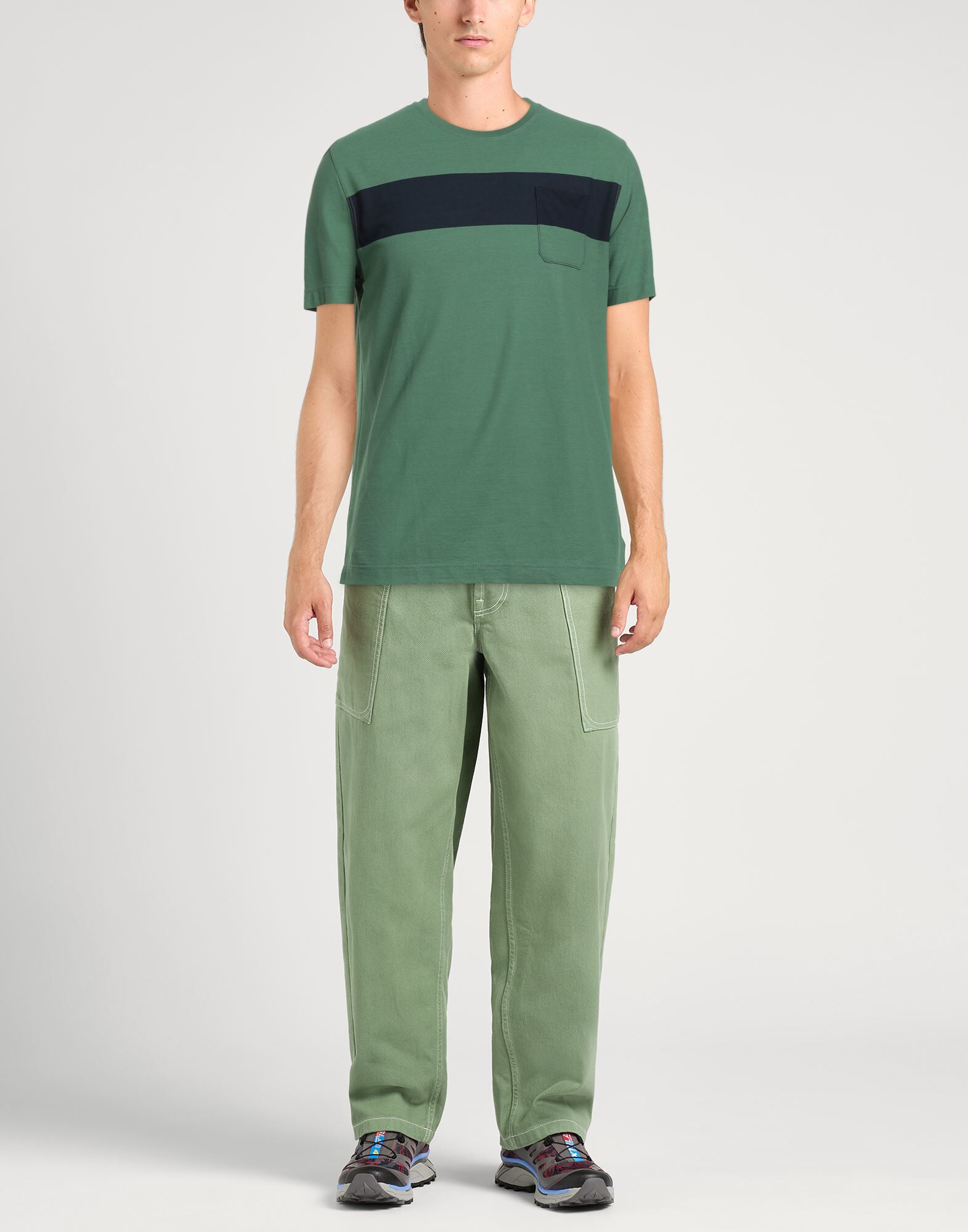 Zanone Camiseta Hombre Verde 46,48,50,52,54,56 Hombre