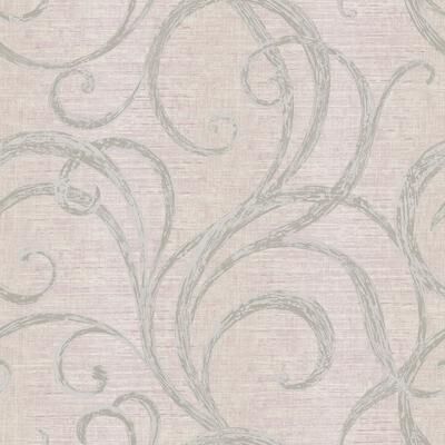 Seabrook Designs Katia Scrolls Unpasted Wallpaper