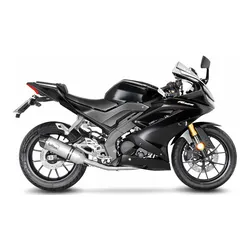 LeoVince Komplettanlage Edelstahl SBK LV ONE EVO für YAMAHA MT-125 / YZF-R125 mit Katalysator