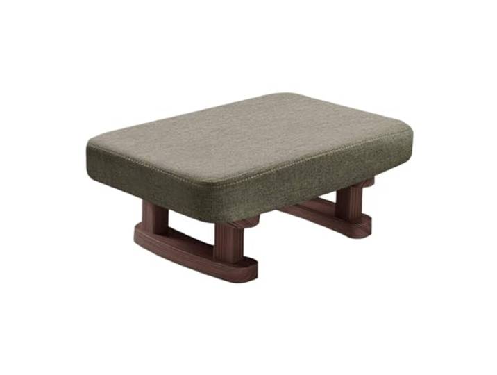 DANNMPX Sitzhocker Wohnzimmer Fußhocker, Rechteckiger Stuhl, Tritthocker, Gepolstert, Heimdekoration, Fußstütze Zusätzliche Sitzplätze(Brown)