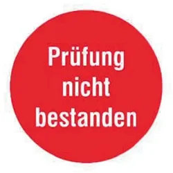 PROTEC Prüfplakette PPPNB Prüfung nicht bestanden
