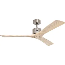 Deckenventilator Macau Chrom / Holz Natur