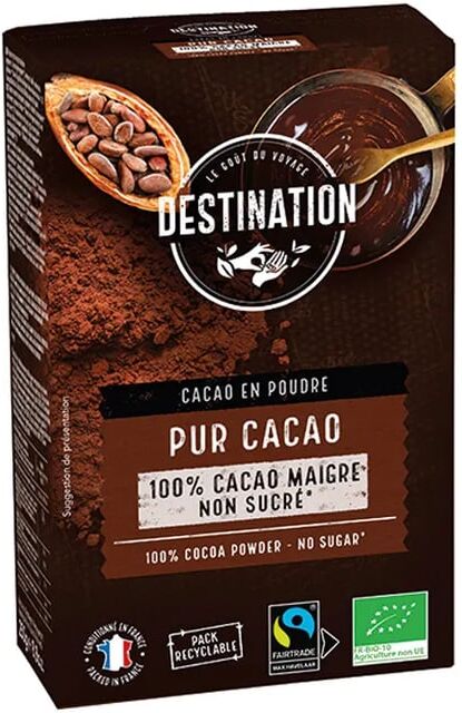 Destination Cacau em Pó 100% Puro Bio 250g