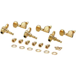 Kluson MS6LG Roundbacks 6L 45 Grad Gold - Mechanik