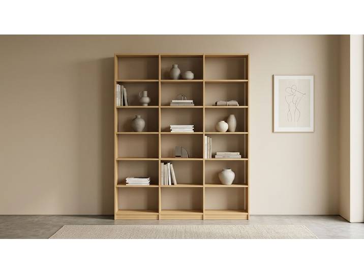 Bücherregal nach Maß Erle Natur geölt