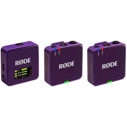 Rode Wireless GO (Gen. 3) Purple, 2-Kanal Drahtlos-Mikrofonsystem