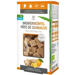 INGWER GINJER Ingwerwürfel Orange 60 g