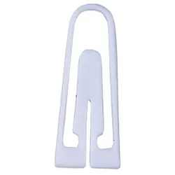 Alco Briefklammer Plastik 26mm weiß 1000 Stück