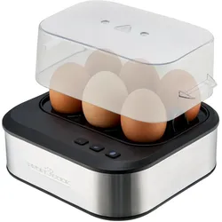 Proficook PC-EK 1276, Eierkocher, Silber, Schwarz