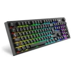 Sharkoon OfficePal KB70W Mech keyboard, Linear Silent (DE, Kabellos), Tastatur, Schwarz