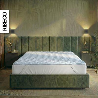 Matratzenauflage RIBECO "Top Cool, Auflage 90x200 cm, 120x200 cm, 180x200 cm, wendbar", weiß, B:120cm L:200cm, Bezug: 100% Polyester, Matratzenzubehör, Matratzenschoner, mit über 1.300 positiven Kundenbewertungen