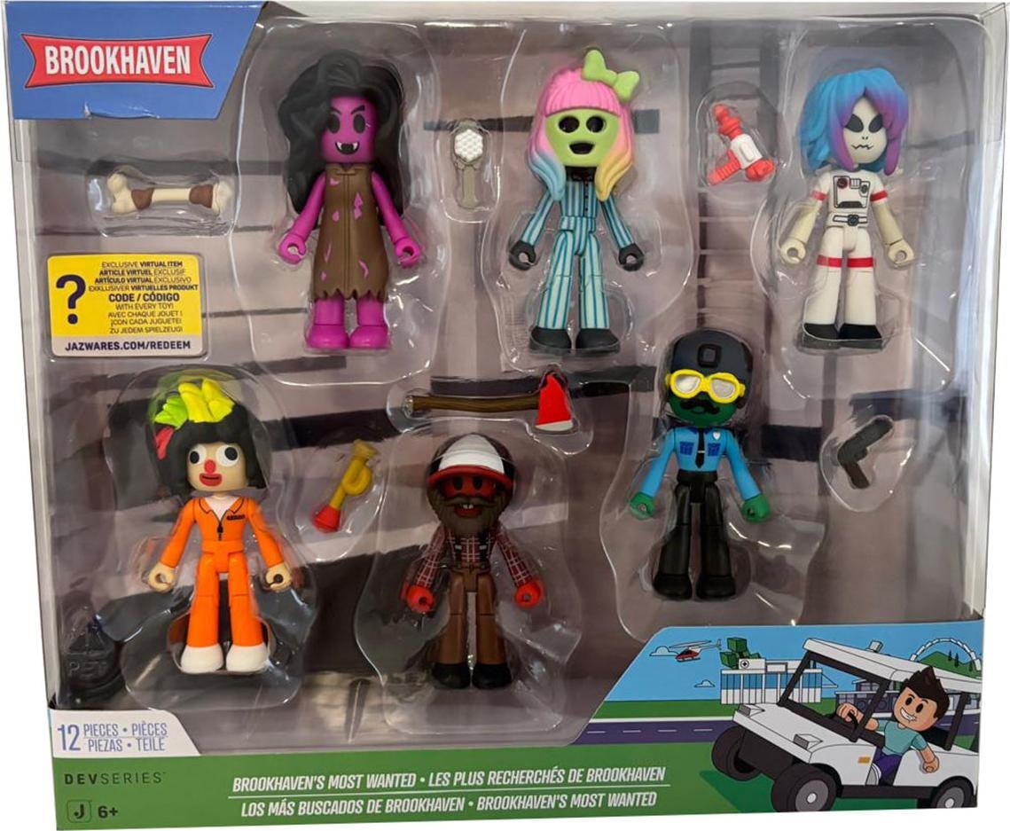 Dev Series Brookhaven's Most Wanted Figuurset met 12 onderdelen en accessoires