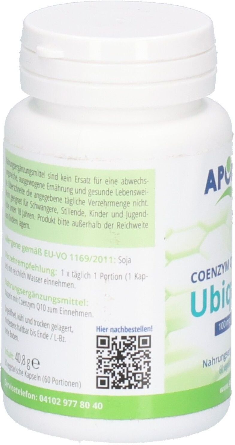 Aportha Kaneka Ubiquinol 100mg Coenzym Q10 veg.Kps 60 St Kapseln