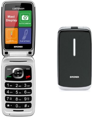 Cellulare Brondi CONTENDER Dual Sim Black e Silver