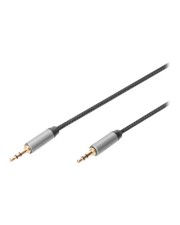 DIGITUS Audio Anschlusskabel 3,5 mm Klinke auf Gold (DB-510110-010-S)