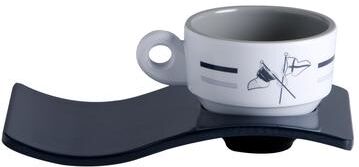 Marine Business Welcome on Board Melamine Espresso Set - Service of 6