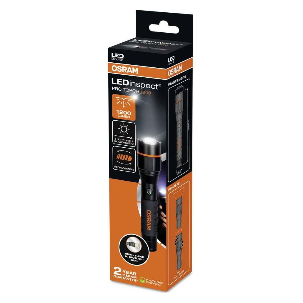 Osram LEDinspect PRO TORCH 1200 Arbeitsleuchte (1200 lm) (LEDIL432)