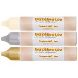 buttinette Perlen-Maker Set "Edel" 3x 30 ml