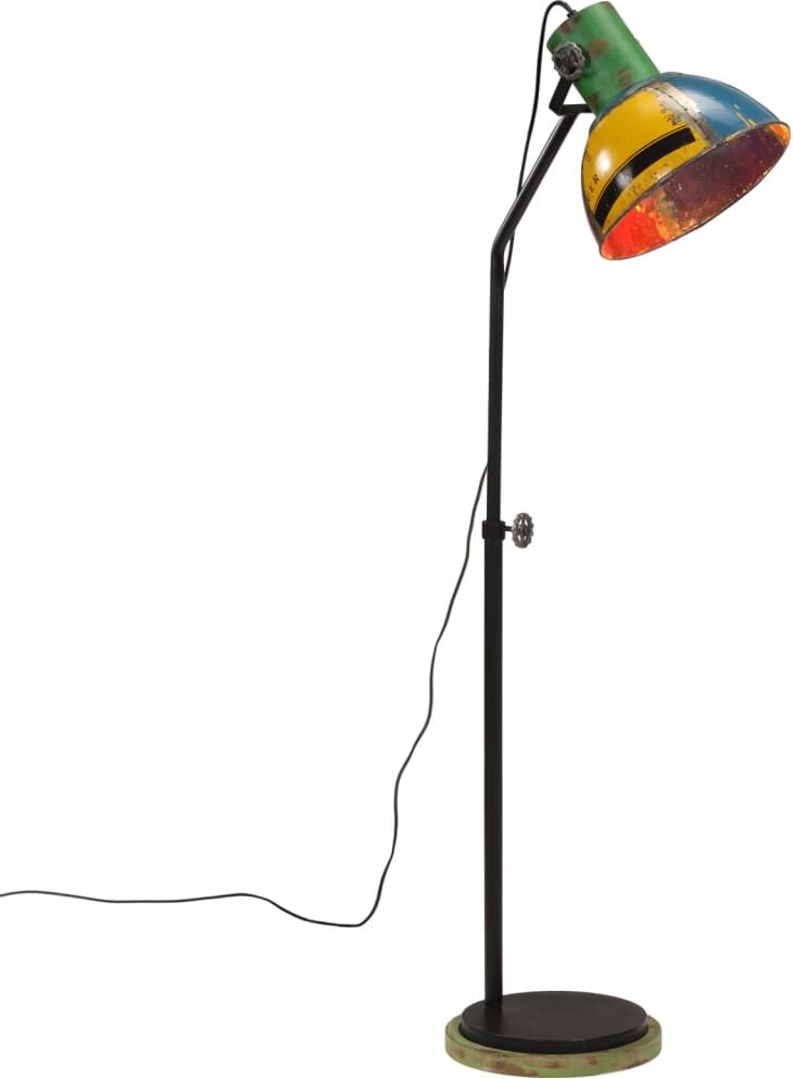 vidaXL Lampadaire 25 W multicolore 30x30x100-150 cm E27