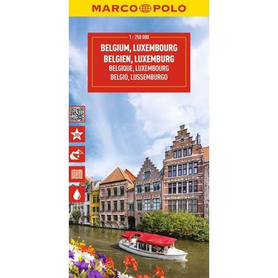 MARCO POLO Reisekarte Belgien, Luxemburg 1:250.000, Sonstige von , MairDuMont, 978-3-575-01877-9