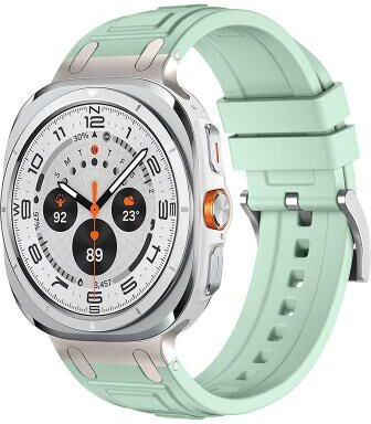 Everyday Crate Samsung Galaxy Watch Ultra Ultra 2025 Silicone Watch Band Triple Layer Armour Replacement Strap pistachio