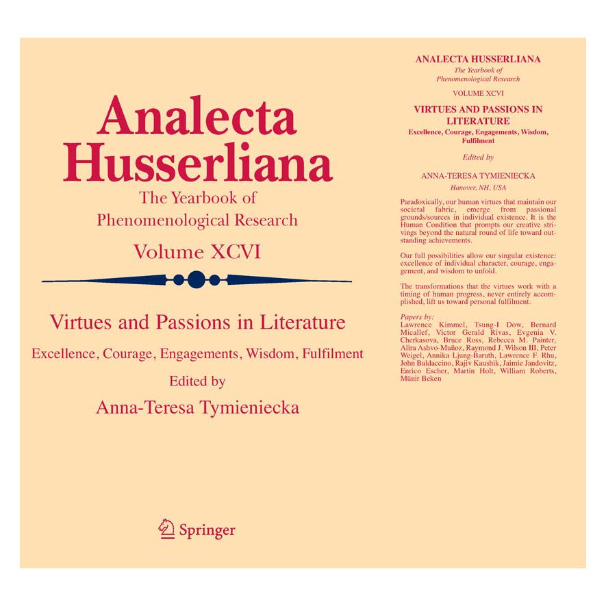 Springer Virtues and Passions in Literature (Englisch, Softcover, Anna-Teresa Tymieniecka) (55378730)