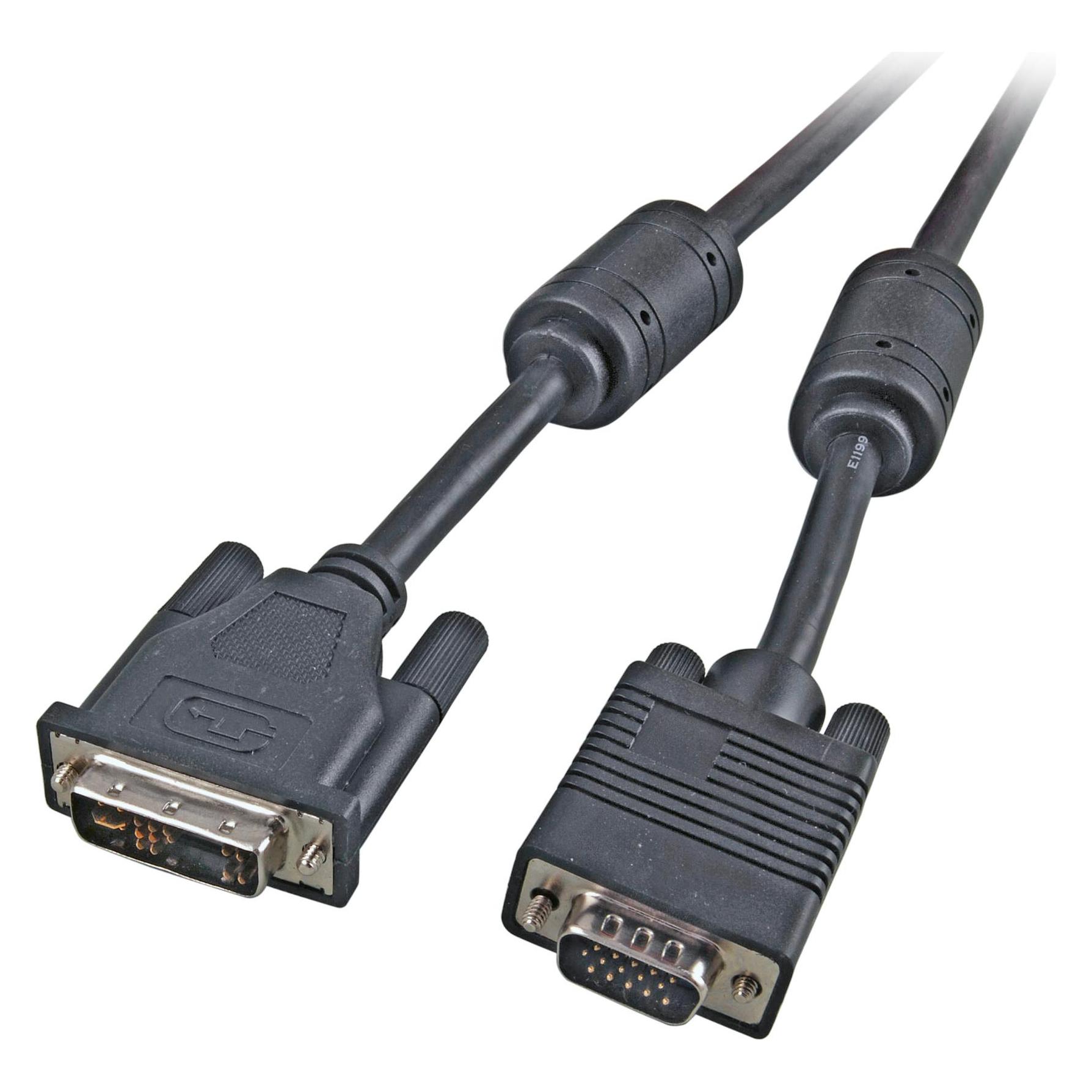 EFB Elektronik DVI/VGA Monitorkabel DVI12+5/HDSUB15 Stecker, 3m (3 m) (K5436.3V2)
