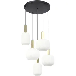 Hängeleuchte Scher Weiß/Goldfarben max.25 Watt