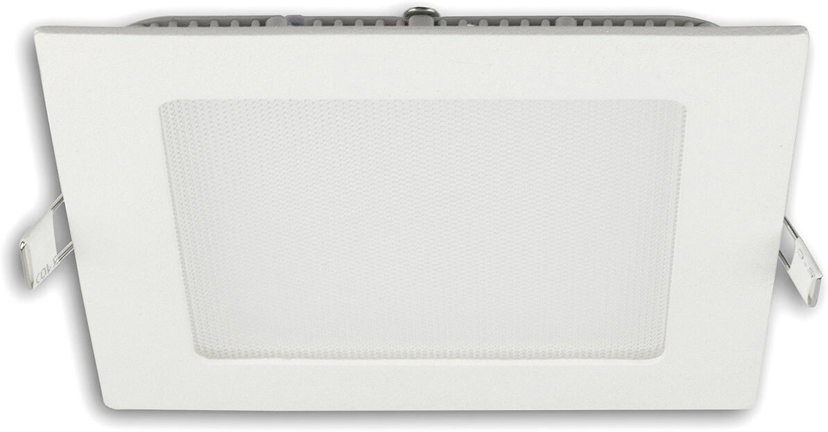Isoled Led Downlight, 9w, Eckig, Ultraflach, Blendungsreduziert, Weiß, Neutralweiß, Dimmbar Cri90
