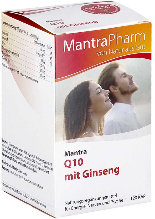Mantra Pharm Mantra Q10 Mit Ginseng Kapseln