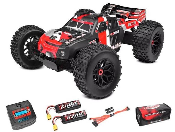 Corally RC-Auto Team Corally Kagama XP 6S RTR – Drive’n Go Pack 6S – Rot