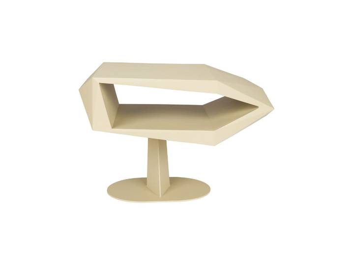 Table d'appoint en résine beige North Side