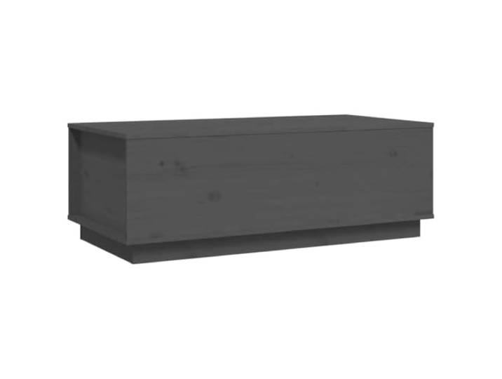KGFHERENB Couchtisch mit Hebeplatte 100x50x35cm Massivholz Kiefer Grau Höhenverstellbarer Sofatisch fürs Wohnzimmer mit 2 versteckten Fächern für Laptops, Bücher und Zubehör.