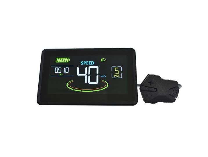 Tableau de bord TFT universel pour moto – Cluster d'instruments numérique avec compteur de vitesse LCD pour moto et scooter