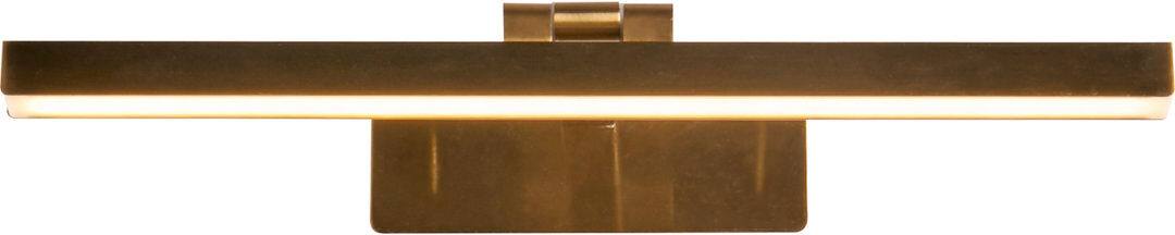 Fairmont Park Hardwired LED Wall Mounted Picture Light Satin Brass 10cm H x 40.5cm W x 19cm D
