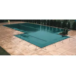 WALU SAND Pool Sicherheits-Winterabdeckung,Farbe: sand, Rechteckbeckengrößen 9.00 x 4.00 m