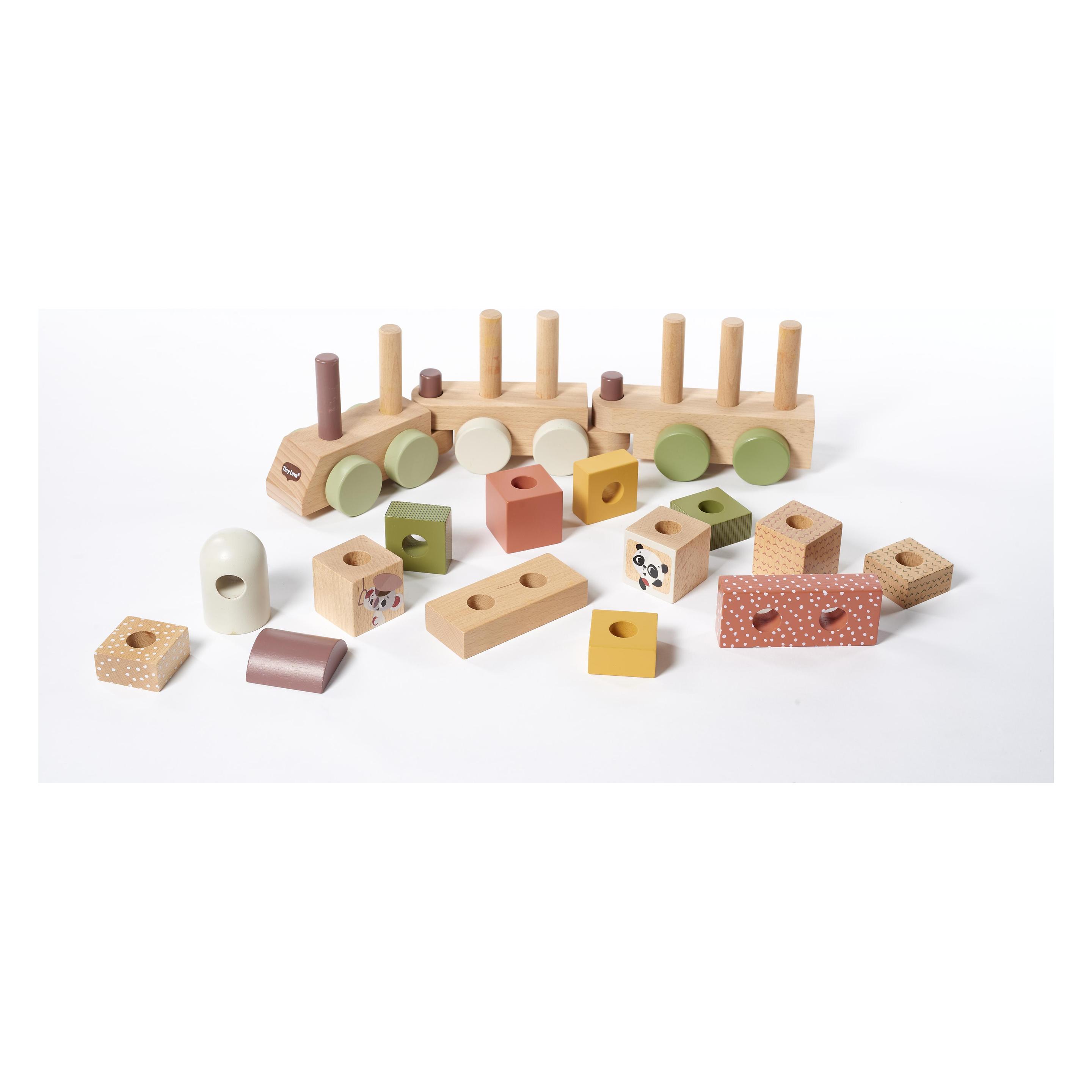 Tiny Love TL Wooden Stacking Train - Boho Chic (1505400458TL)