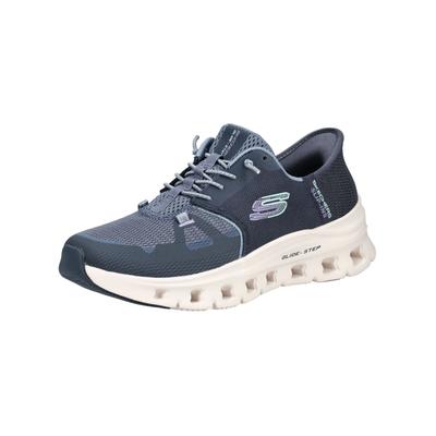 Sneaker SKECHERS "Skechers Sneaker Textil", Damen, Gr. 36, Textil, blau (navy), Schuhe Sneaker